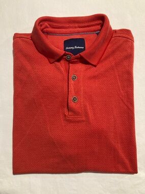 Tommy Bahama Vibrant Orange Polo (121)